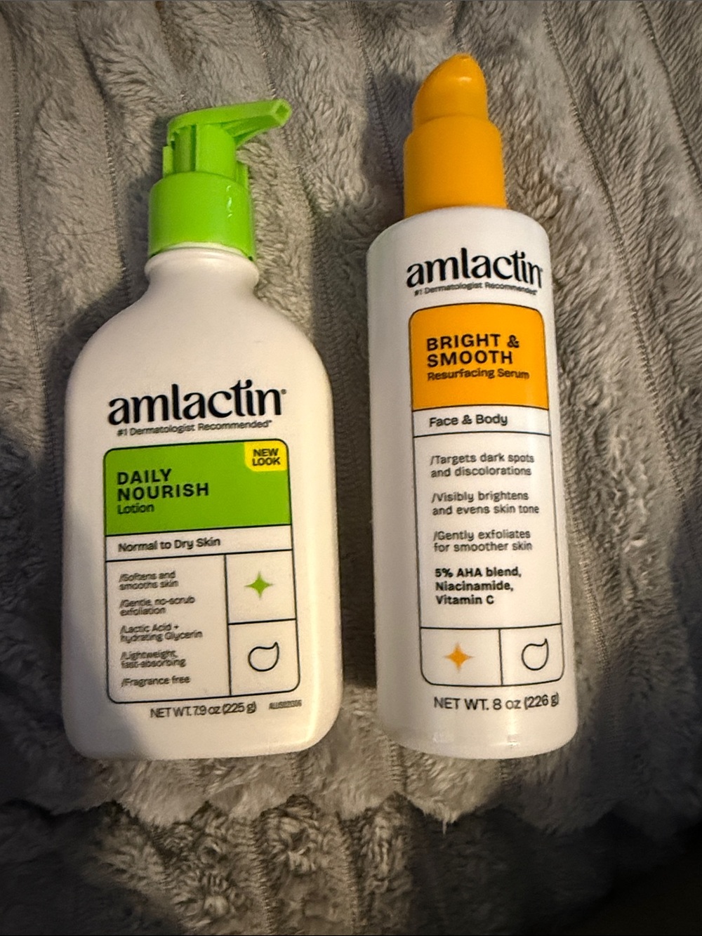 Amlactin Bright & Smooth Resurfacing Serum - Yellow | Face & Body Moisturizer